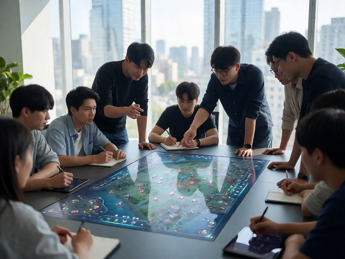 电竞战术分析，教练团队研究比赛数据